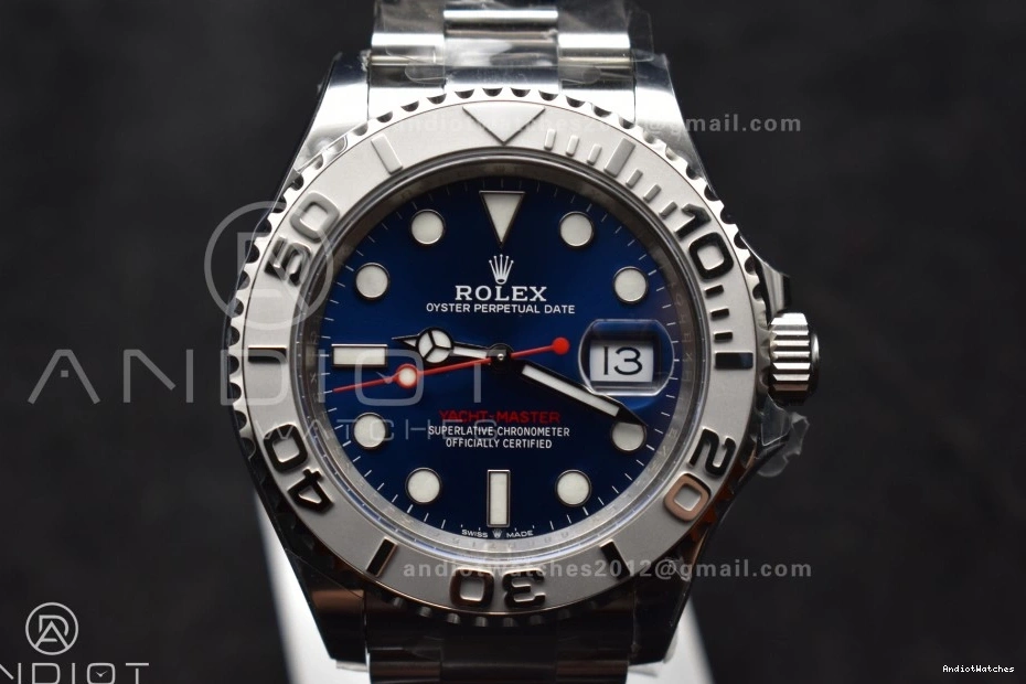 HighPerformance 904L on Bracelet Blue SS 1204 1:1 Clean Edition Yacht-Master 126622 VR Best Dial Steel 0314